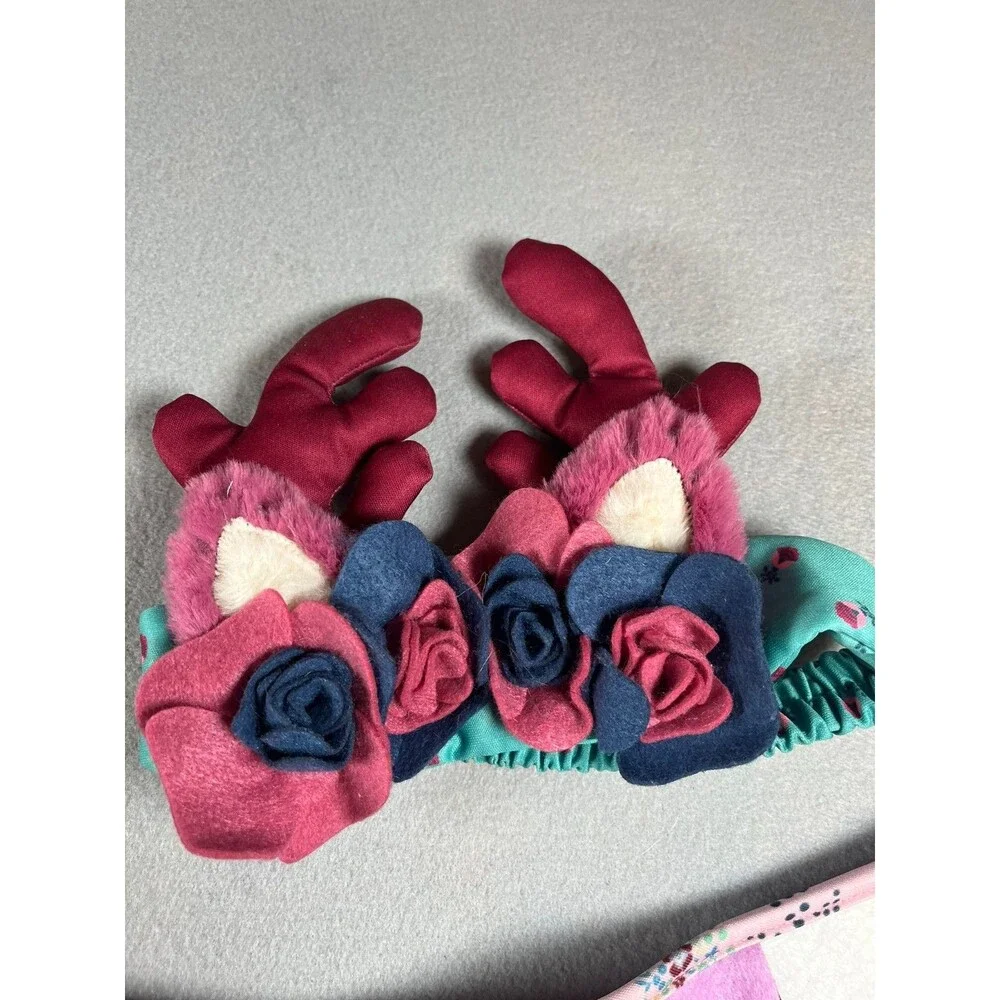 Matilda Jane Girls Felt Patchwork Wings Deer Unicorn Fairy dragon 5 piece total